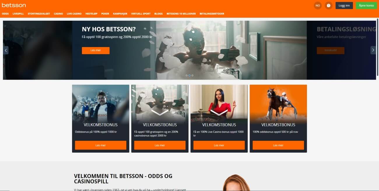 Betsson norsk