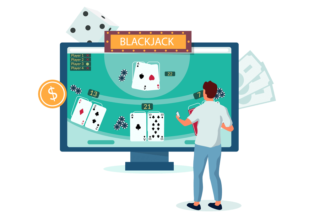 blackjack på nett