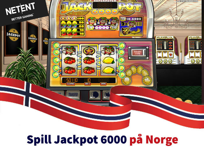 spille Jackpot 6000 på Norge