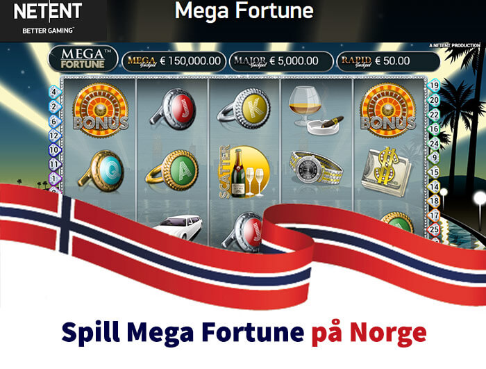 spille Mega Fortune på Norge